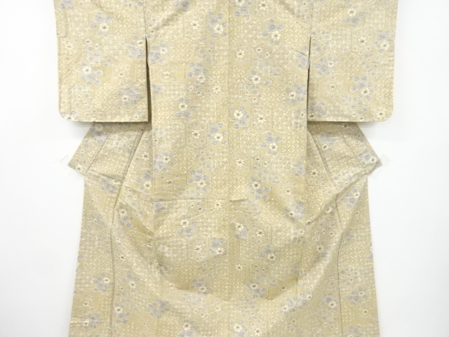 JAPANESE KIMONO / TSUMUGI / WOVEN KIKKO